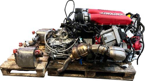 Moteur avec boîte de vitesses pour Ferrari 458 Spider 4,5 V8 F136FB F136 FB 6.430km