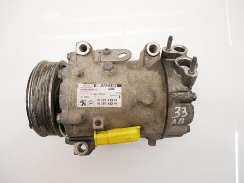 Compresseur de climatisation pour Opel Movano 2,2 D DW12RUD 9819711380