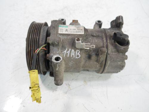Compresseur de climatisation pour Peugeot Citroën 207 C3 1,6 16V 5FW EP6 9659875780
