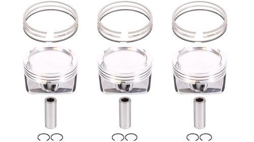 3x piston surdimensionné +0,25mm VW Seat Skoda Ibiza 1,2 12V AZQ BZG NEUF 03E107103G