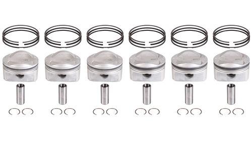 6x piston gauche droite 1-3 4-6 STD 84,5mm Audi A4 3,2 FSI V6 quattro AUK NEUF