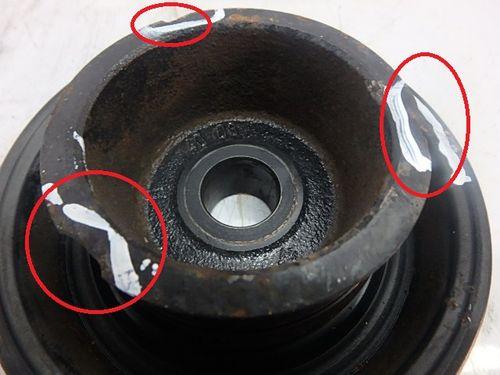Poulie Ford Mazda Fiesta V Fusion 2 DY 1,25 16V FUJA 2S6G-6B321-AA
