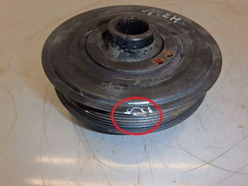 Poulie Ford Fiesta V 5 JH JD Fusion JU 1,25 16V FUJB 2S6G-6B321-AA