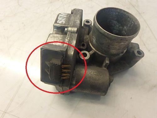 Clapet d'étranglement Renault Grand Scenic 1,9 dCi F9Q804 8200471660 DE253658