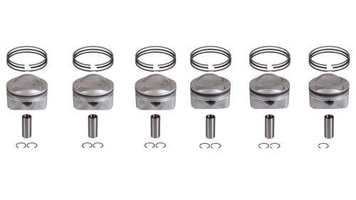 6x piston gauche droite 1-3 4-6 surdimensionné +0,5 Audi A4 3,2 FSI V6 quattro AUK NEUF